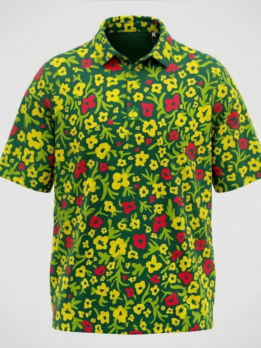 Pins And Aces Limited Edition 2022 Augusta Golf Polo Shirt Floral Print Men’s L